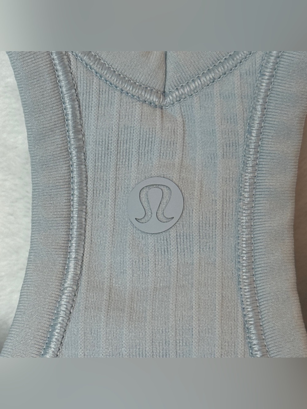 Lululemon Ebb To Street Tank Top *Light Support B/C Cup
Starch Blue Sz 10 W1AX1S - Picture 15 of 15